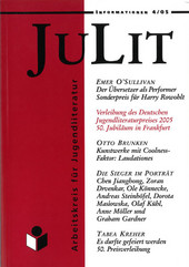 Cover: Verleihung des Deutschen Jugendliteraturpreises 2005