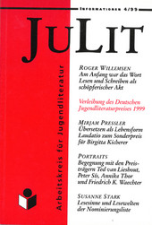 Cover: Verleihung des Deutschen Jugendliteraturpreises 99