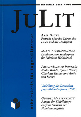 Cover: Verleihung des Deutschen Jugendliteraturpreises 2000