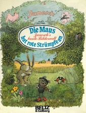 Die Maus hat rote Strümpfe an