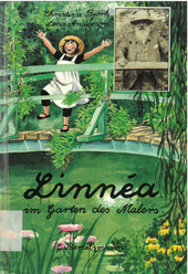 Linnéa im Garten des Malers